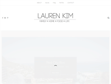 Tablet Screenshot of laurenkim.co.za